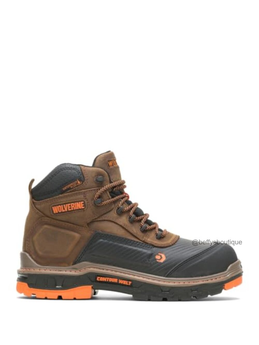 Waterproof Leather Composite Toe Work Boots